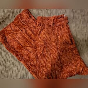 Urban Outfitters Wide Leg Pants - Rust